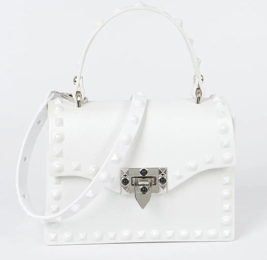 Monotone Studded Clutch